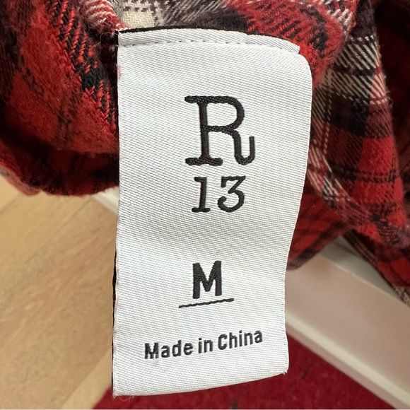 R13 Flannel Shirt - Picture 4 of 6